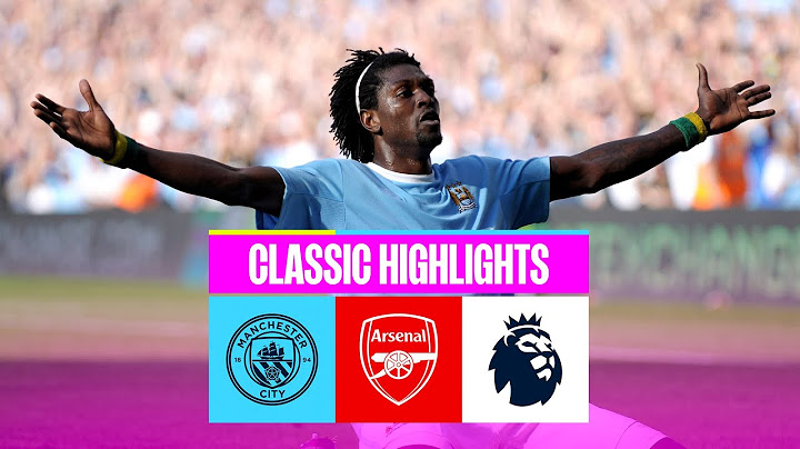 Classic Highlights! | Man City 4-2 Arsenal | ADEBAYOR SCORES!