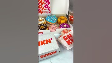 Fidgets that Look Like Dunkin Donuts Food Satisfying Video ASMR! #shorts #fidgets #asmr