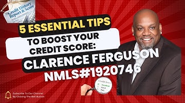 Boost Your Credit Score in 5 Steps | Coach Clarence TV
