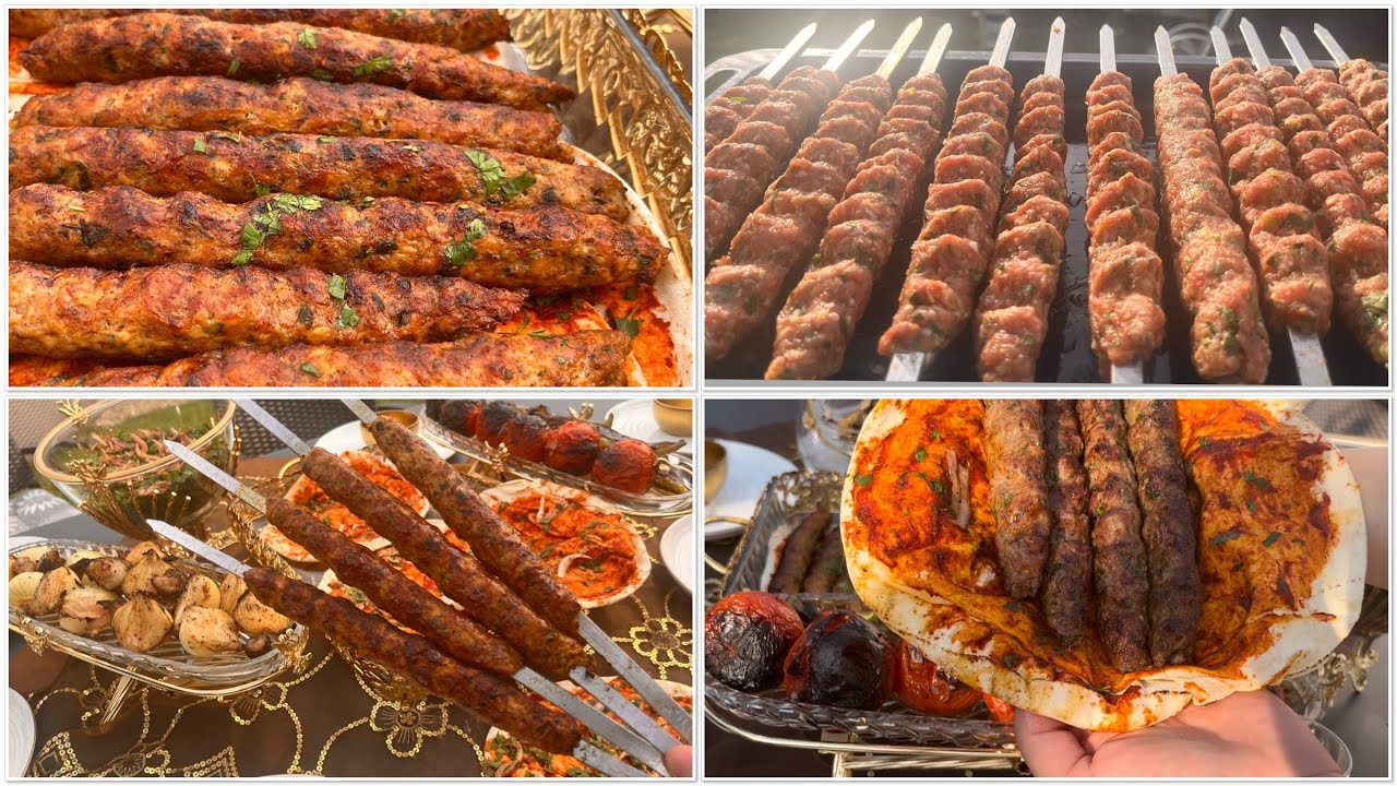 كباب الدجاج مع دهنة وشحمة جهزته بأنجح تتبيلة وحضرنا كباب الخشخاش الحلبي  وطريقة تسييخ الكباب المشوي
