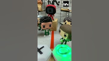 ⏺🔼⏹Squid Game Funko Pops DIY Custom Pop Ep 02 Part 6-7 #shorts #squidgame #squidgamememes #funkodiy