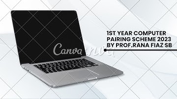 1st year Computer pairing scheme 2023 Part (1)