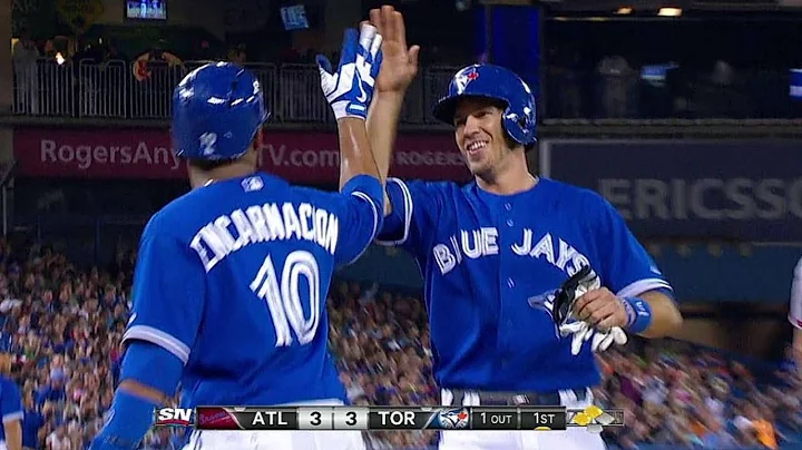 ATL@TOR: DeRosa's ground-rule double plates two