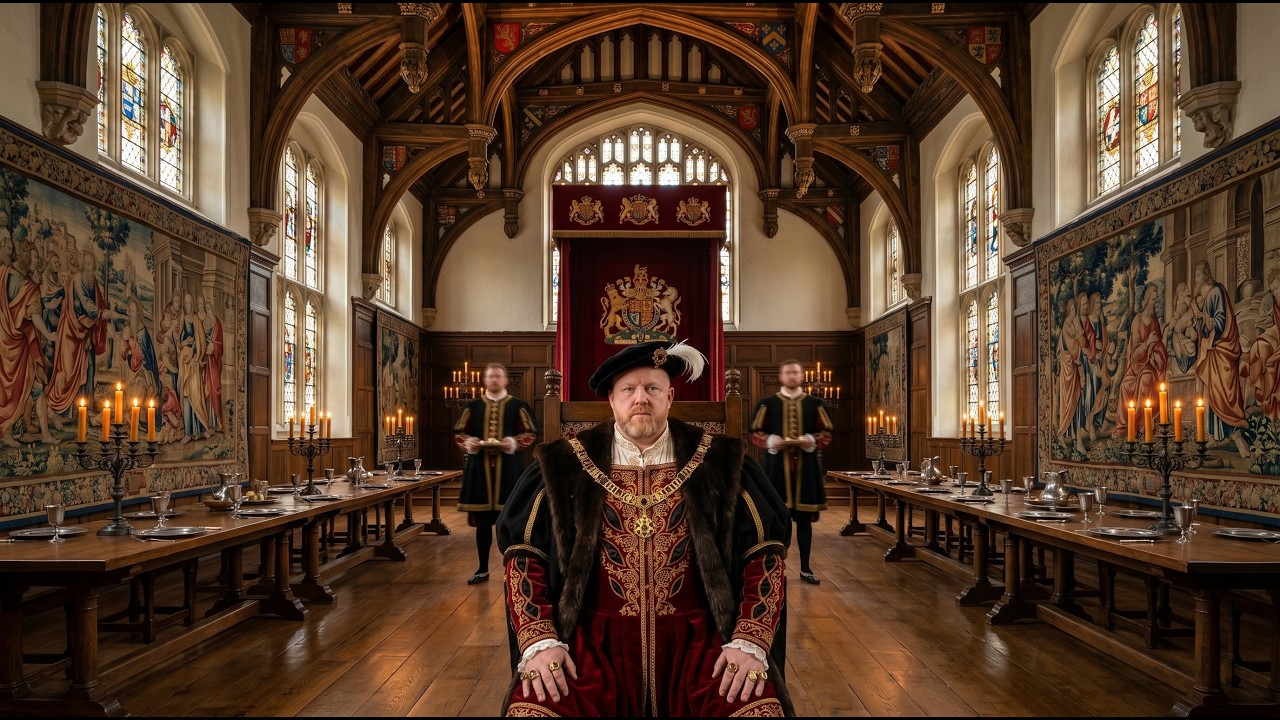 This Is How People Lived Inside the Court of Henry VIII in 1540 | AI Reconstruction