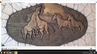 картинка: 3D картина из Арт бетона | 3D painting from Art concrete