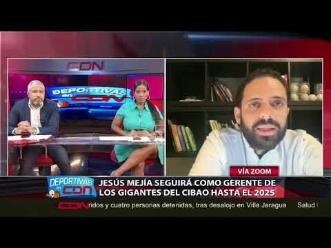 Entrevista a  Jesús Mejía en Deportivas en CDN