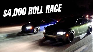 Rs3 vs Redeye Hellcat | $4k Roll Race