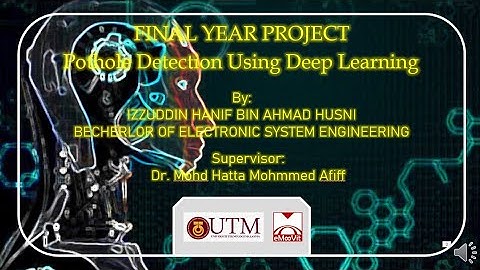 Pothole Detection Using Deep Learning - Final Year Project 2