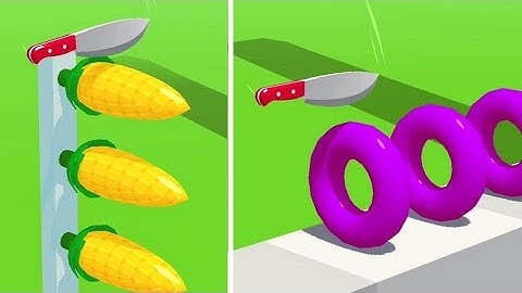 Slice It All Game! Satisfying and Relaxing ASMR Slicing Video