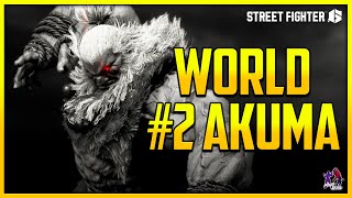 SF6 Season 2 ▰ The New Rank 2 Akuma Is So Brutal !! 【Street Fighter 6】