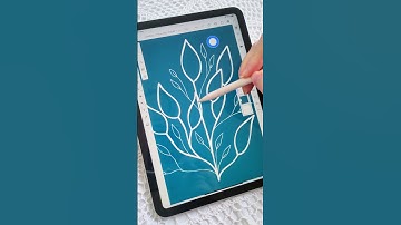One reason I love Adobe Fresco more than Procreate! #surfacedesigner #adobefresco #patterndesign