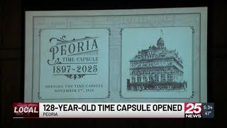 Peoria opens 128-year-old time capsule at city hall Profile