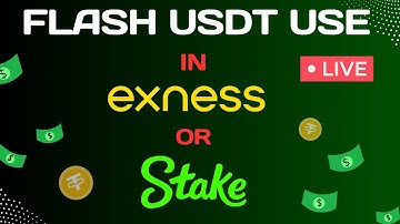 Flash USDT Live Using in Stake or Exness || #crypto || #flashusdt