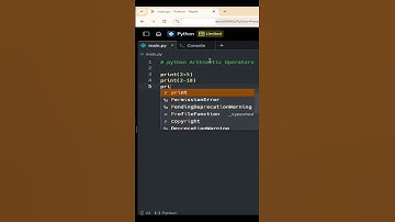 Types of operators in Python #python #operator #type @codeshiva #coder #python #shorts