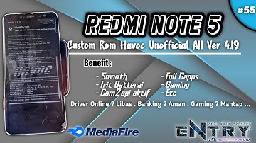Redmi Note 5 Custom Rom Havoc Android 11 Versi 4.19 Full Gapps Terbaru 2022 #customrom