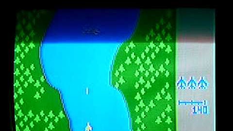 River Raid Intellivision Gameplay