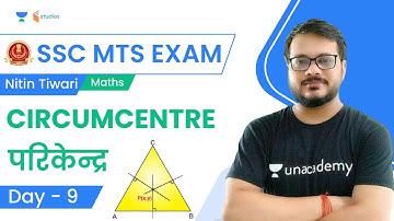 Circumcentre | Day - 9 | Complete Geometry in 30 days | SSC MTS | Maths | Nitin Tiwari