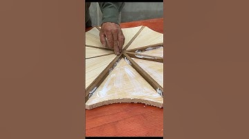 Tutorial To build A Table With Amazing Curves Will Make You Satisfied Part 1 #woodworking #shorts