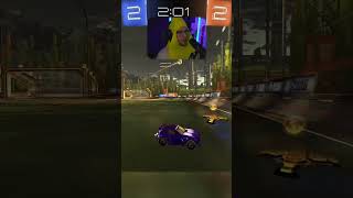 The smartest play of my Rocket League career 😂 banana costume was for a charity stream!