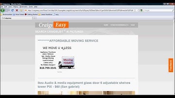 Find a couch in 5 seconds with the Craigseasy bookmarklet - Firefox Version