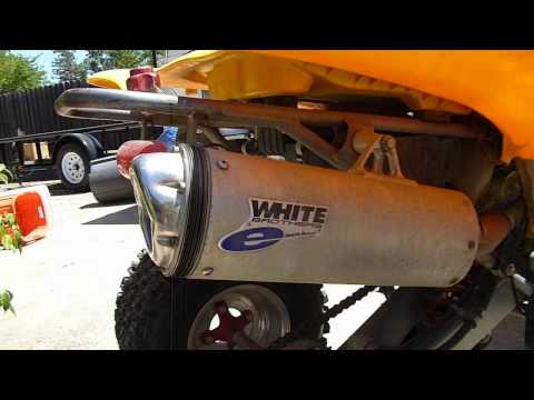 White Brothers E Series Exhaust Yamaha Warrior White Brothers E Series Exhaust Yamaha Warrior