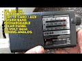 Radio MEIER M-9001BT-S | 3 Band   Bluetooth, USB/AUX, Powerbank, Solar Panel