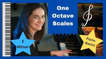 Piano Scales:  E Minor, One Octave.  Fingering and How To Play Hands Together (Natural Minor)