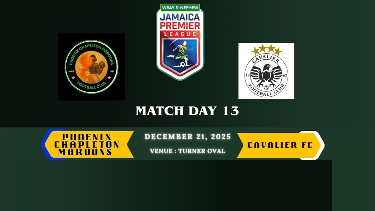 CAVALIERS FC vs CHAPLETON MAROON - 21/12/2025