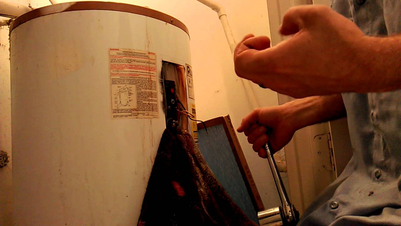 Replace water heater element fast YouTube