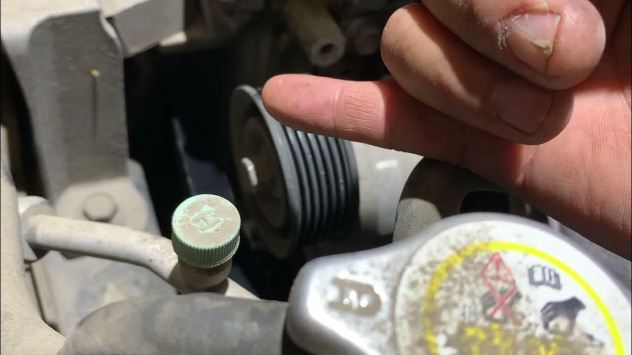 Mazda 5 2007 | Serpentine Belt| A/C belt and Tensioner Replacement