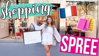 GUCCI SHOPPING SPREE IN PARIS!!