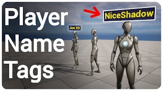 Player Name Tags Above Head - Multiplayer - Unreal Engine 5 Tutorial [UE5]
