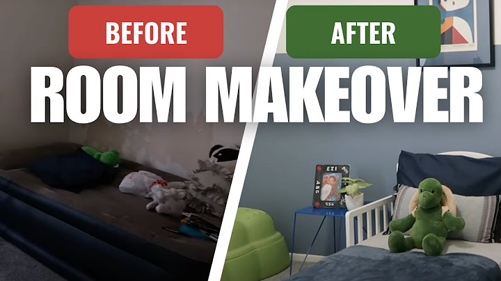 Toddler Boys Room Makeover