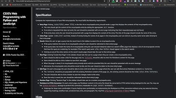 Screen Recording 2025 03 11  - about Project 1 for CS50’s Web Programming with Python and JavaScript