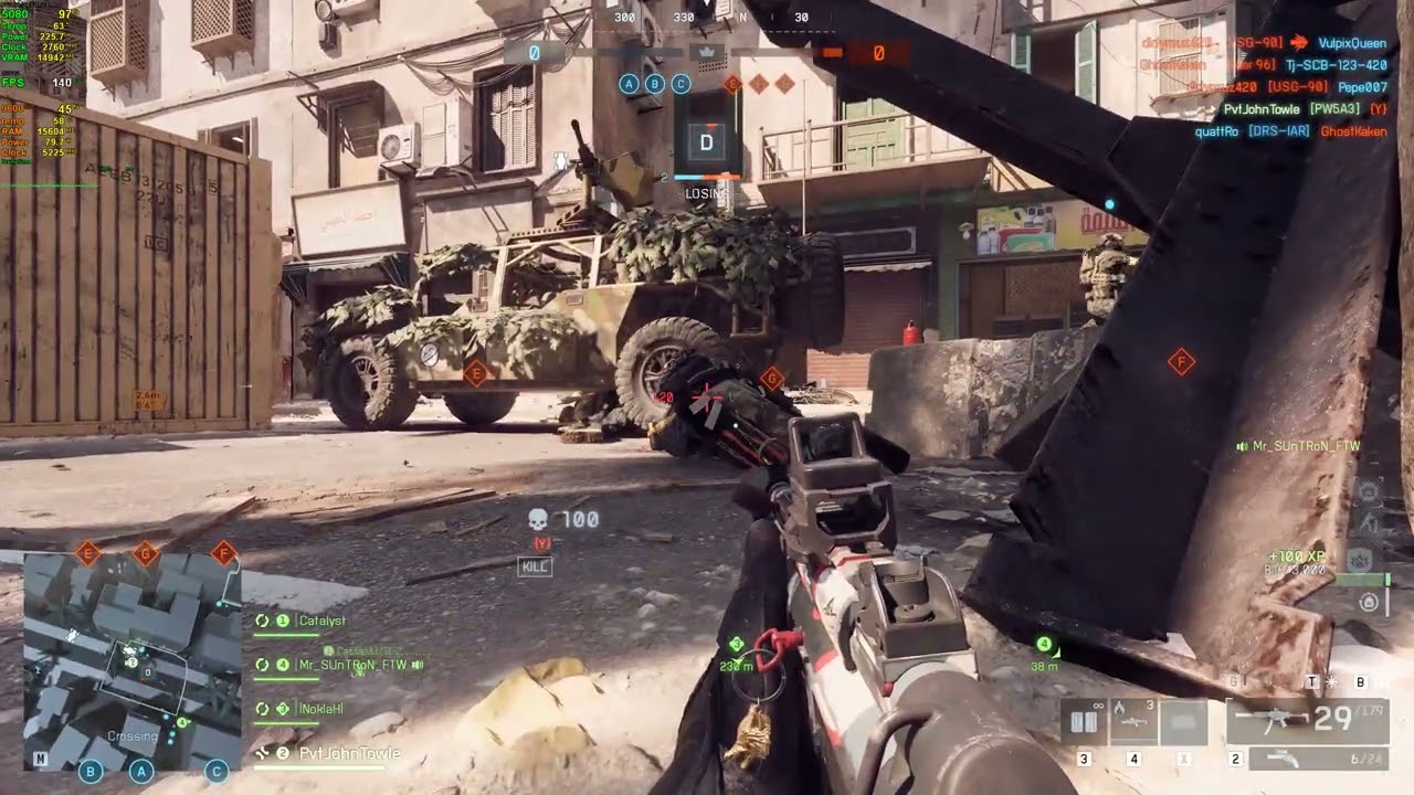 5 Kills While Prone on D Flag 😈 Siege of Cairo CQ