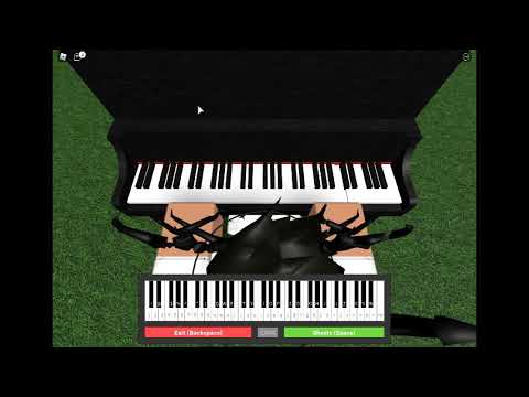 A Very Easy Song I Made Up For Roblox Piano Newbies Youtube - roblox piano sheets running in the 90s