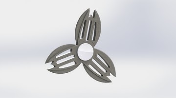 Hand Fidget Spinner Solidworks