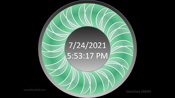 MatsClock 260093 - Free PowerPoint Digital Clock PPT Timer