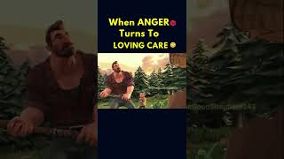 When Anger Turns Into Loving Care 😡😳♥️ #Shorts #Youtubeshorts #Jesus #Love #Fypシ