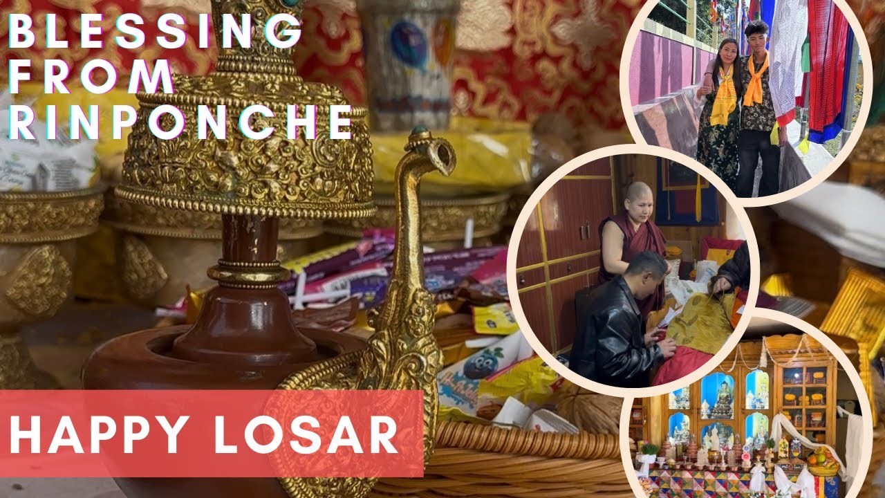 HAPPY LOSAR TO ALL: BLESSING'S  FROM DRUKPA RINPONCHE🙌🙌🙌🙌