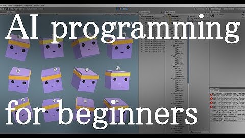 AI programming for beginners Unity ML-Agents Example demo