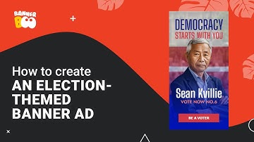 How to create an election-themed banner ad in BannerBoo