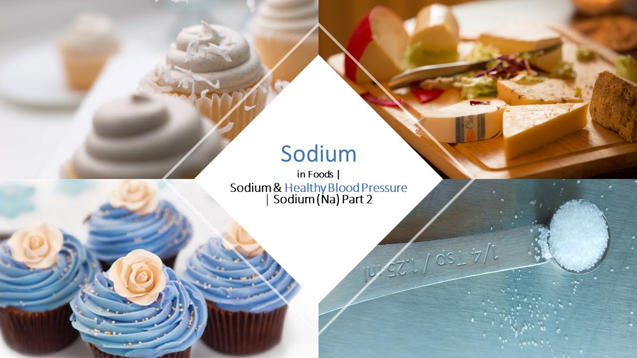 Sodium in Foods | Sodium and Healthy Blood Pressure | Sodium (Na) Part 2