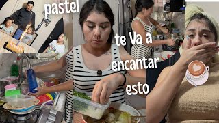 PARTIMOS PASTEL🎂Y NO SABES LA COMIDA QUE HICE‼️ regresando a la rutina 
