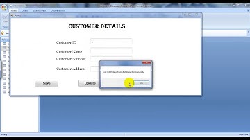 VB .NET - Delete data From database  [Marathi] Using Oledb