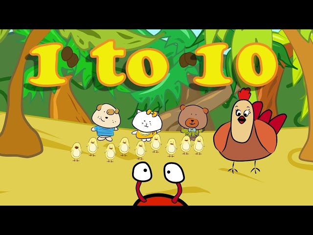 Counting 1-10 Song | Number Songs for Children | The Singing Walrus class=