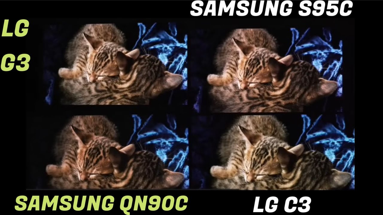 Samsung QN90C vs Samsung S95C | LG C3 vs LG G3 | Samsung S95C vs LG G3 ...