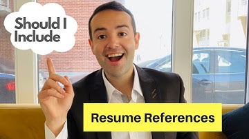 Should You Include References On Your Resume?