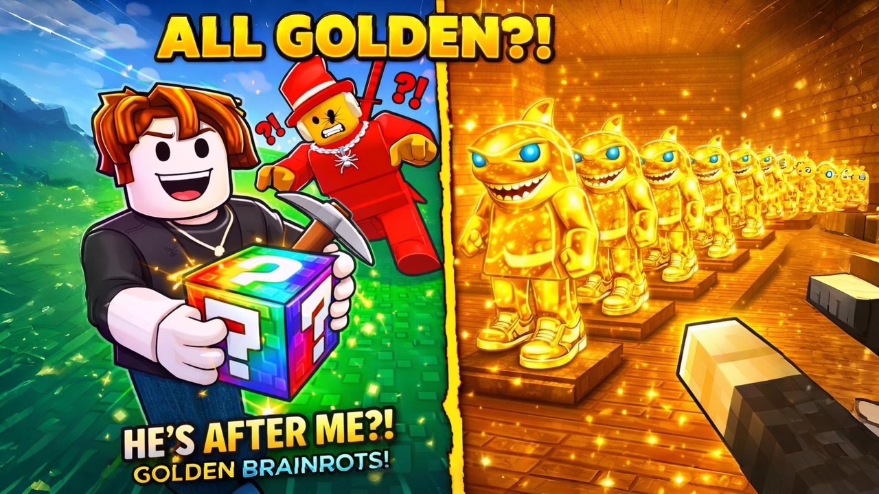 I COLLECTED ALL THE GOLDEN BRAINROTHS?!😳