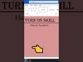 Hand 👈 Symbol Ms Word Shortcut Code #shorts #asmr #computer #ytshorts #pc